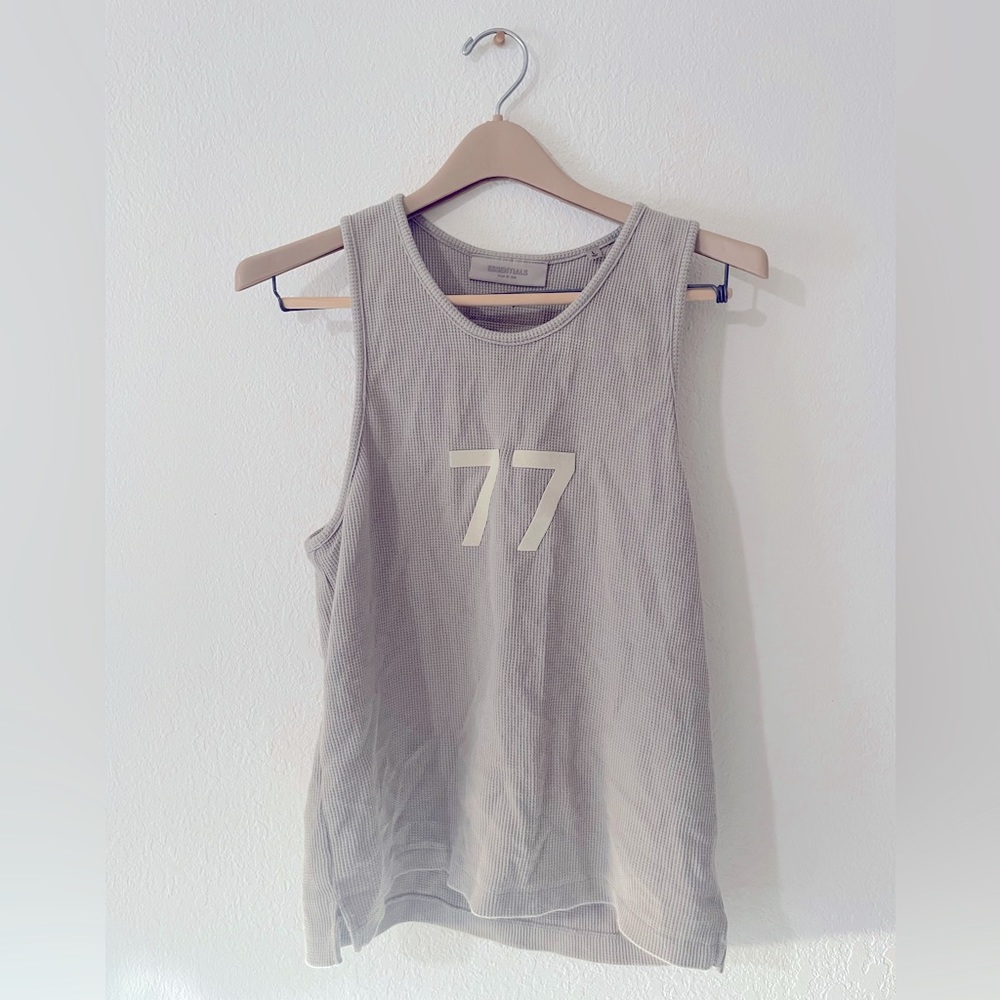 Fear of God Essentials waffle knit tank L